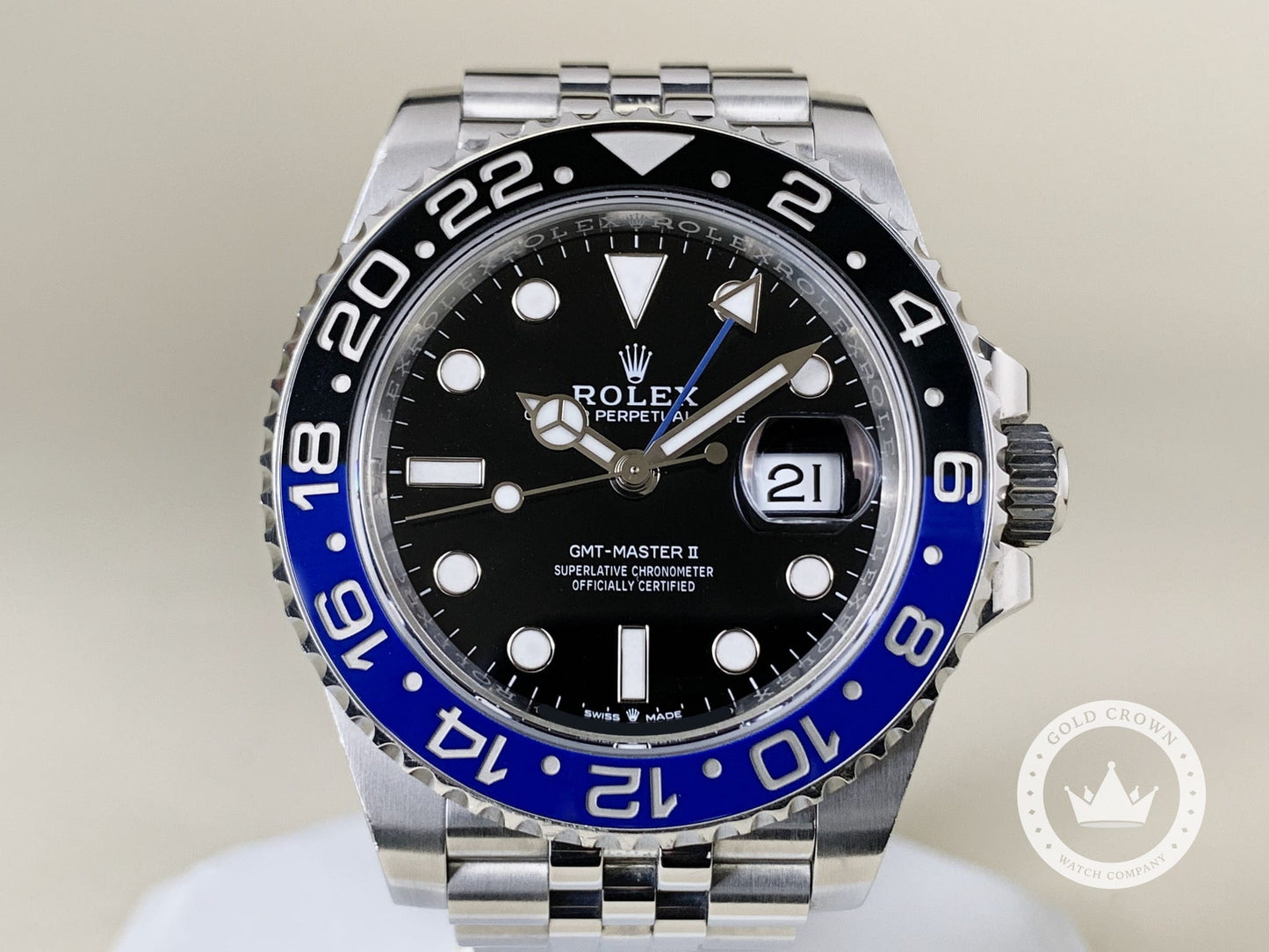 Rolex GMT-Master II 126710BLNR “Batgirl” Watch and Paper