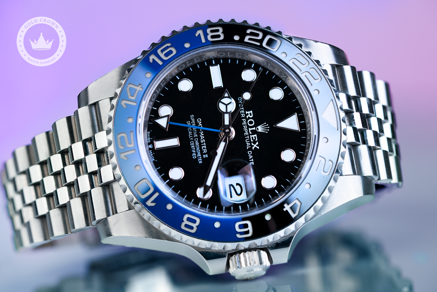 Rolex GMT-Master II 126710BLNR “Batgirl” Watch and Paper