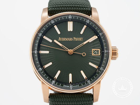 Audemars Piguet Code 11.59 15210OR.OO.A056KB.01 Watch and Paper