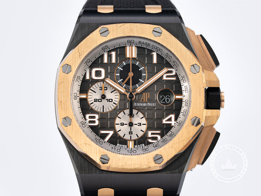Audemars Piguet Royal Oak Offshore Chronograph 26405NR.OO.A002CA.01.A Watch and Box