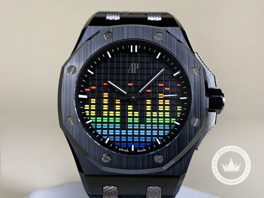 Brand New Audemars Piguet Royal Oak Offshore 77600CE.OO.A002CA.01 “Music” Full Set