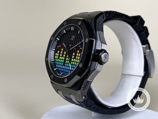 Brand New Audemars Piguet Royal Oak Offshore 77600CE.OO.A002CA.01 “Music” Full Set