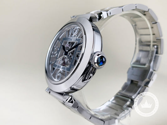 Cartier Pasha WHPA0007 “Skeleton” Full Set