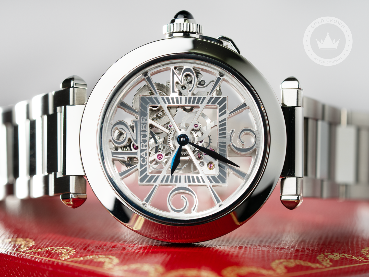 Cartier Pasha WHPA0007 “Skeleton” Full Set