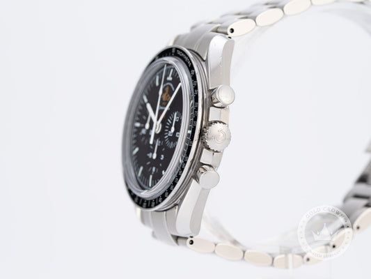 Omega Speedmaster 311.30.42.30.01.001 “50th Anniversary” Watch and Paper