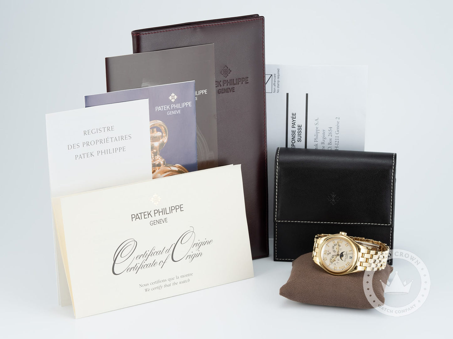 Patek Philippe Annual Calendar 5036/1J Watch and Paper