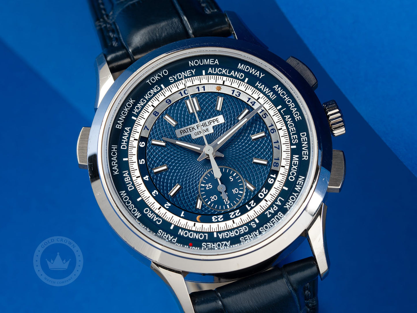 Patek Philippe World Time Chronograph 5930G Watch