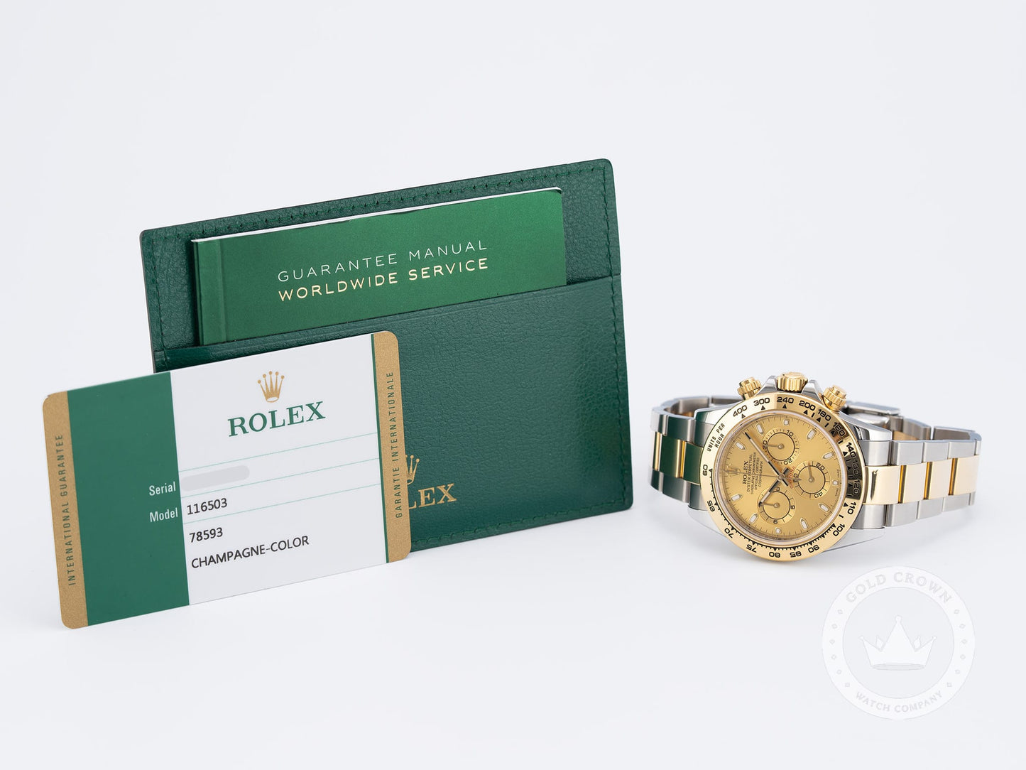 Rolex Daytona 116503 Watch and Paper