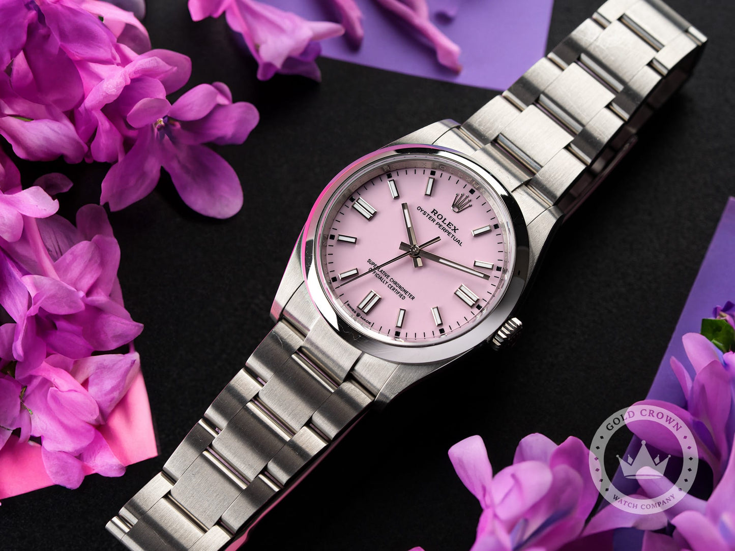 Rolex Oyster Perpetual 126000 “Candy Pink Dial” Full Set