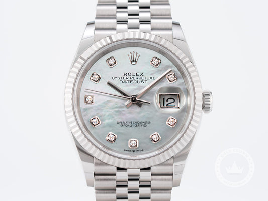 Brand New Rolex Datejust 126234 “Mother of Pearl Dial” Full Set