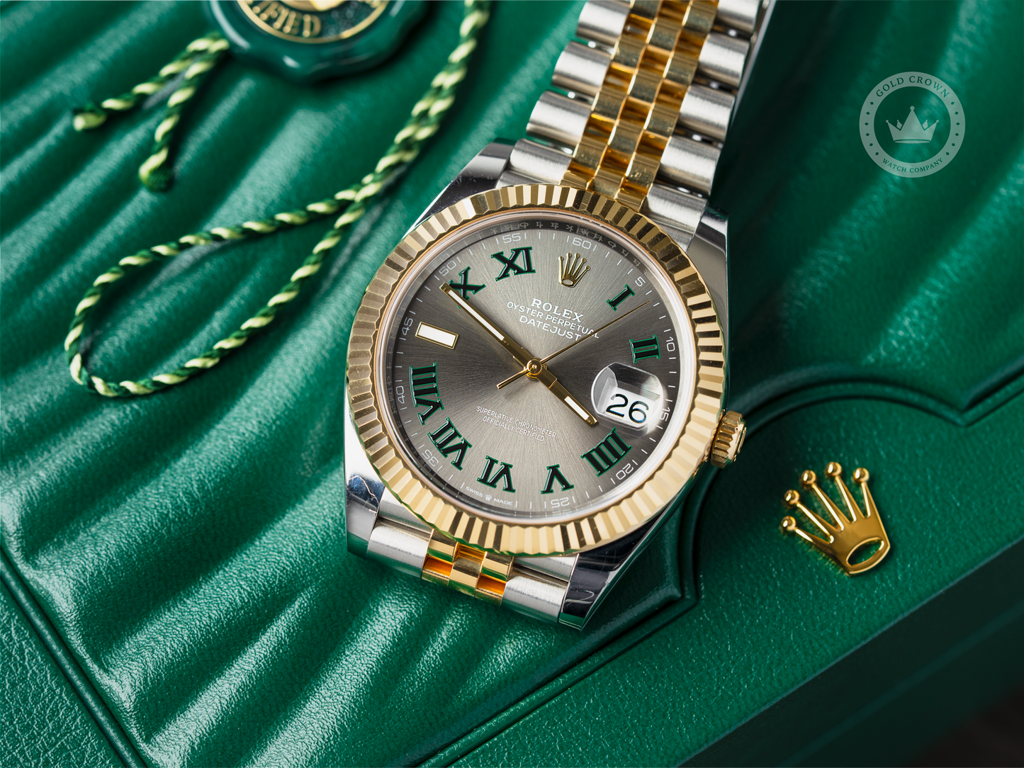 Rolex Datejust 126333 “Wimbledon Dial” Full Set