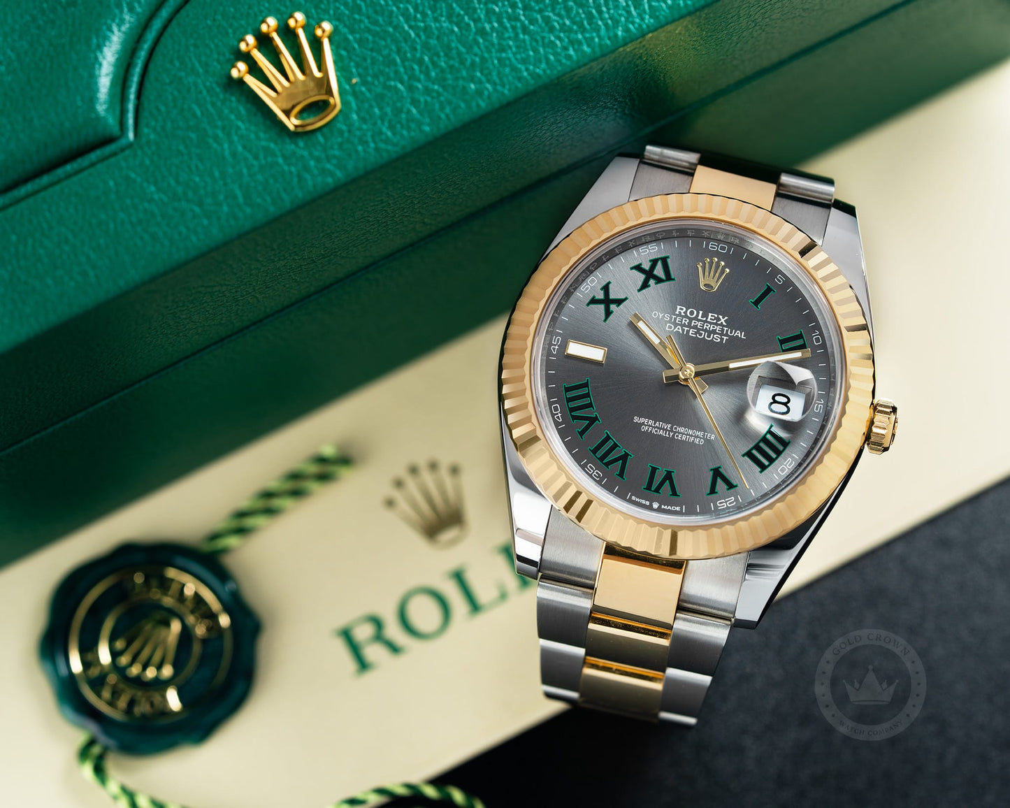 Rolex Datejust 126333 “Wimbledon” Full Set