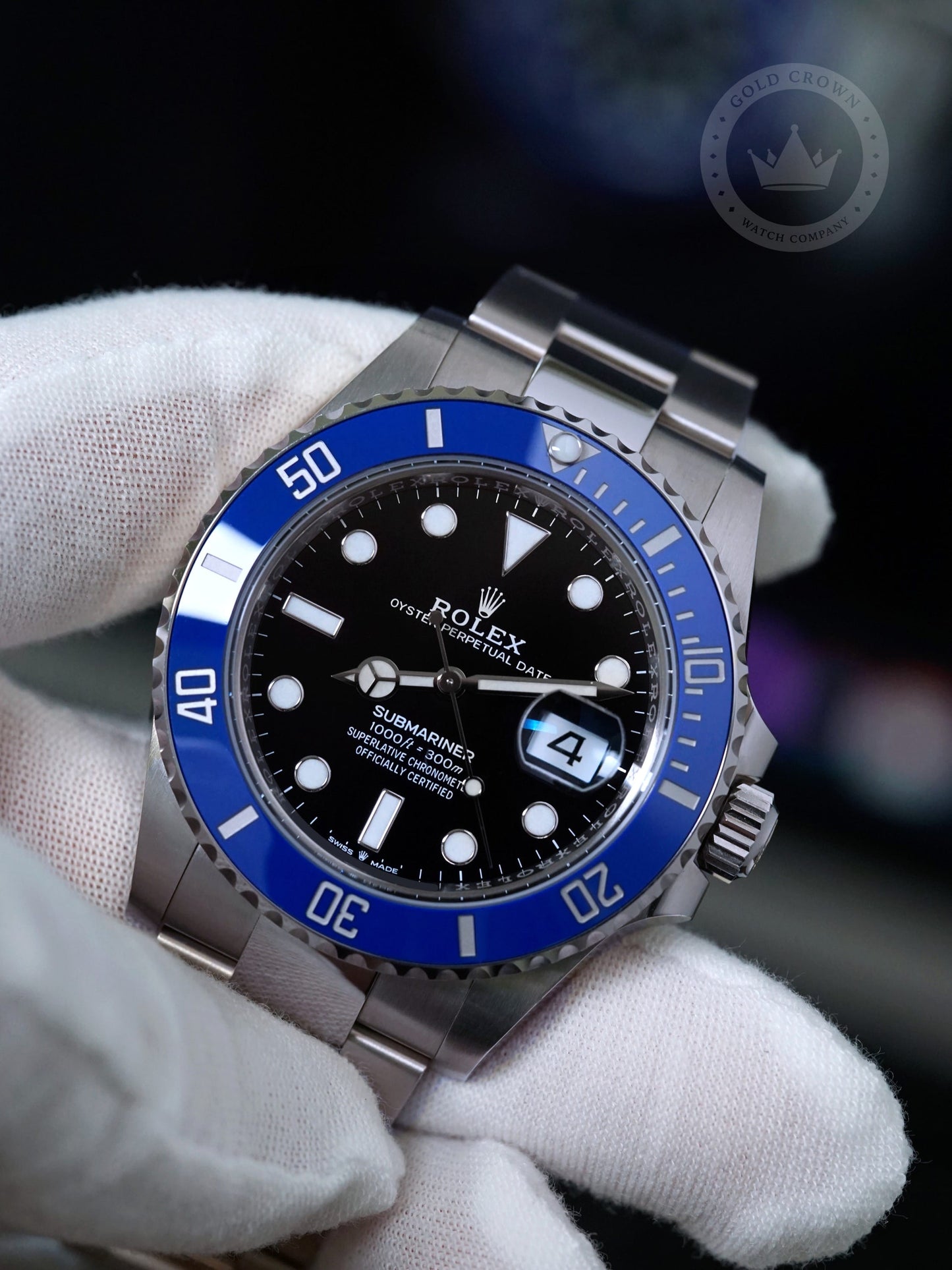 Rolex Submariner 126619 Watch and Paper