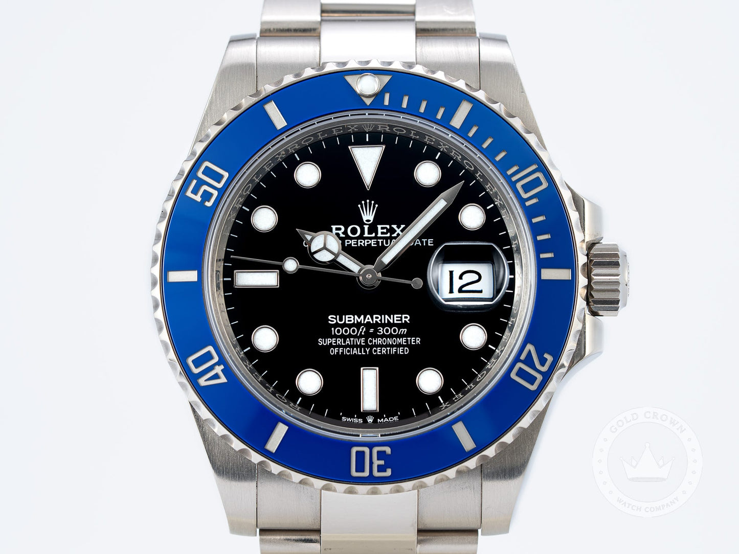 Rolex Submariner 126619LB “Cookie Monster” Watch and Paper