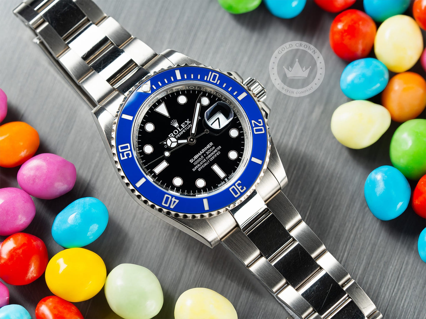Rolex Submariner 126619LB “Cookie Monster” Watch and Paper