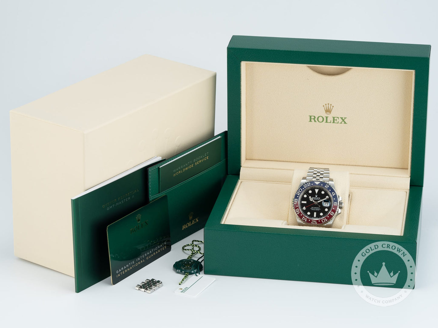 Brand New Rolex GMT-Master II 126710BLRO “Pepsi” Full Set
