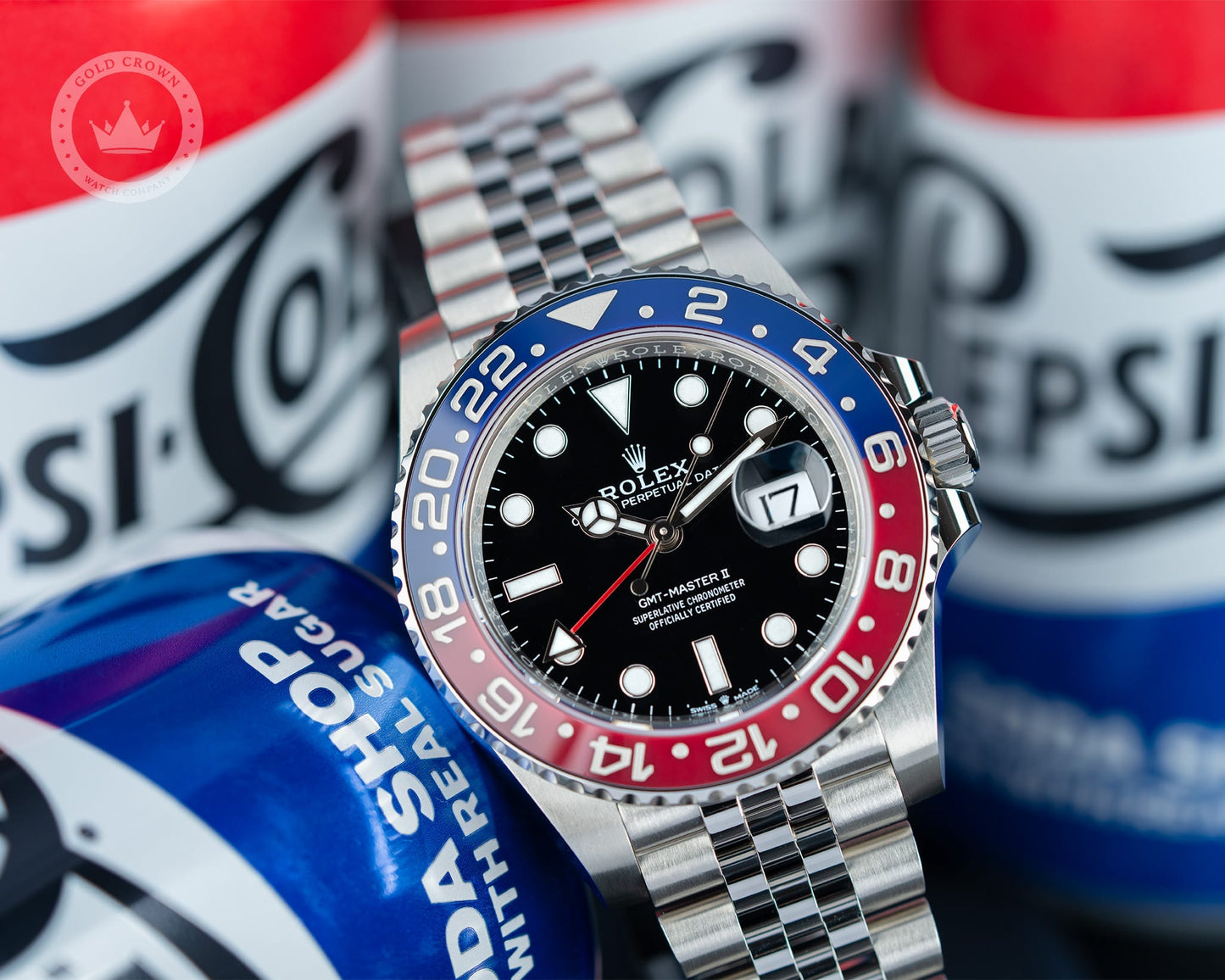 Brand New Rolex GMT-Master II 126710BLRO “Pepsi” Full Set