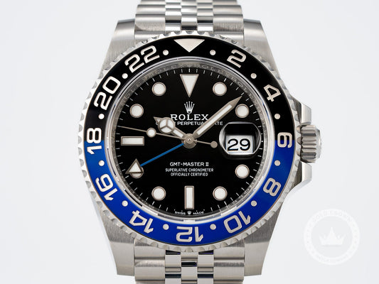 Brand New Rolex GMT-Master II 126710BLNR “Batgirl” Full Set