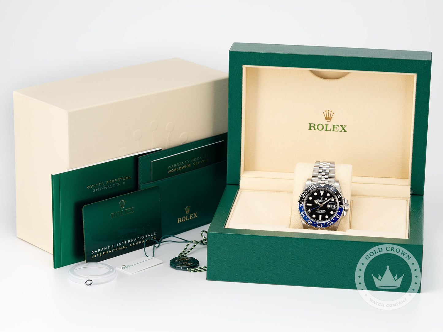 Brand New Rolex GMT-Master II 126710BLNR “Batgirl” Full Set
