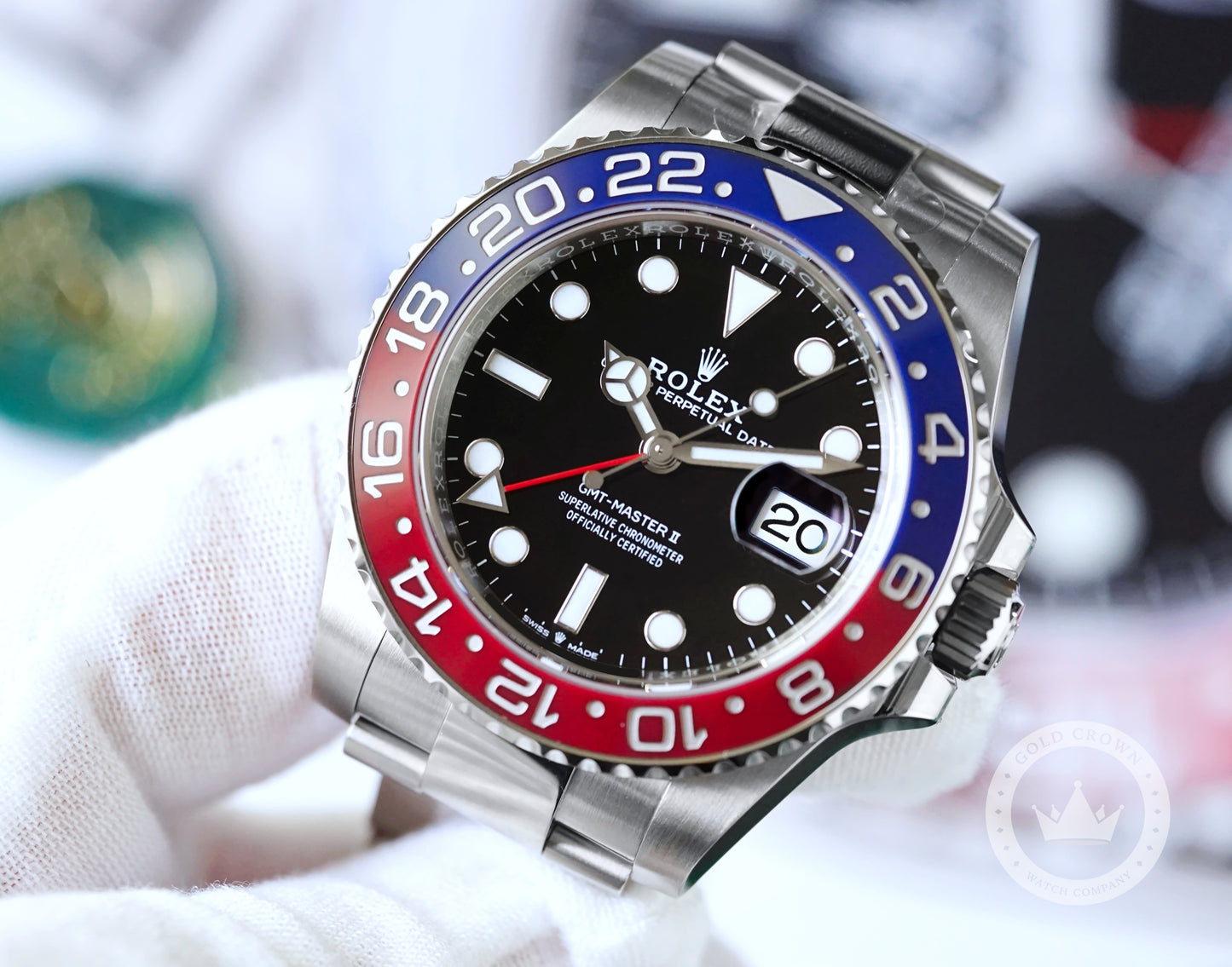 Rolex GMT-Master II 126710BLRO “Pepsi” Full Set