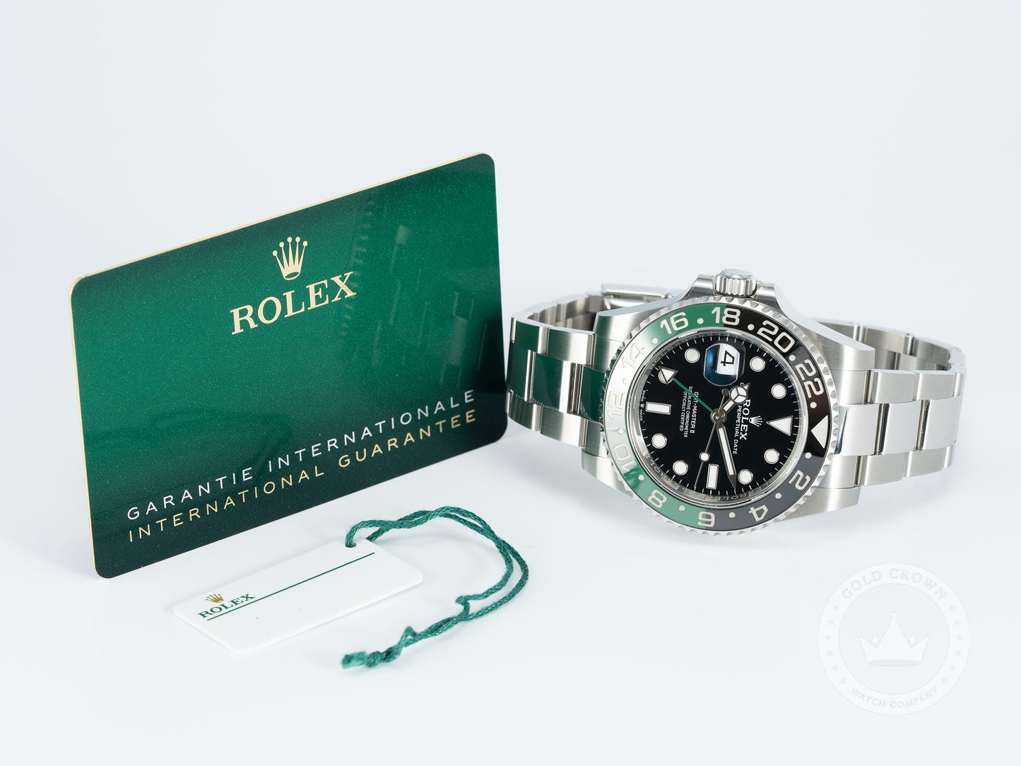 Rolex GMT-Master II 126720VTNR “Sprite” Watch and Paper