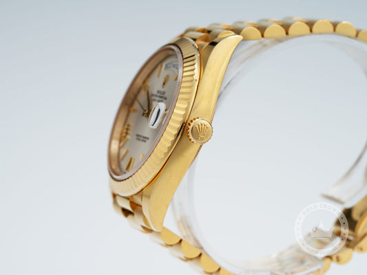 Rolex Day-Date 228238 Watch and Paper