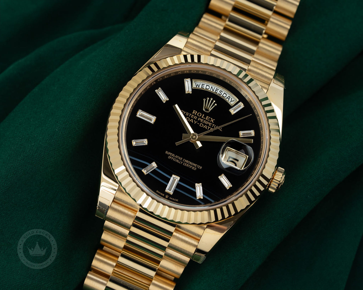 Brand New Rolex Day-Date 40 228238 “Onyx Dial” Full Set