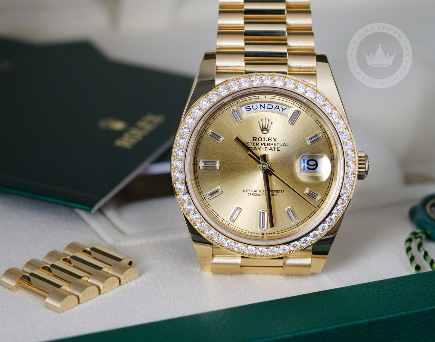 Brand New Rolex Day-Date 40 228348RBR Full Set