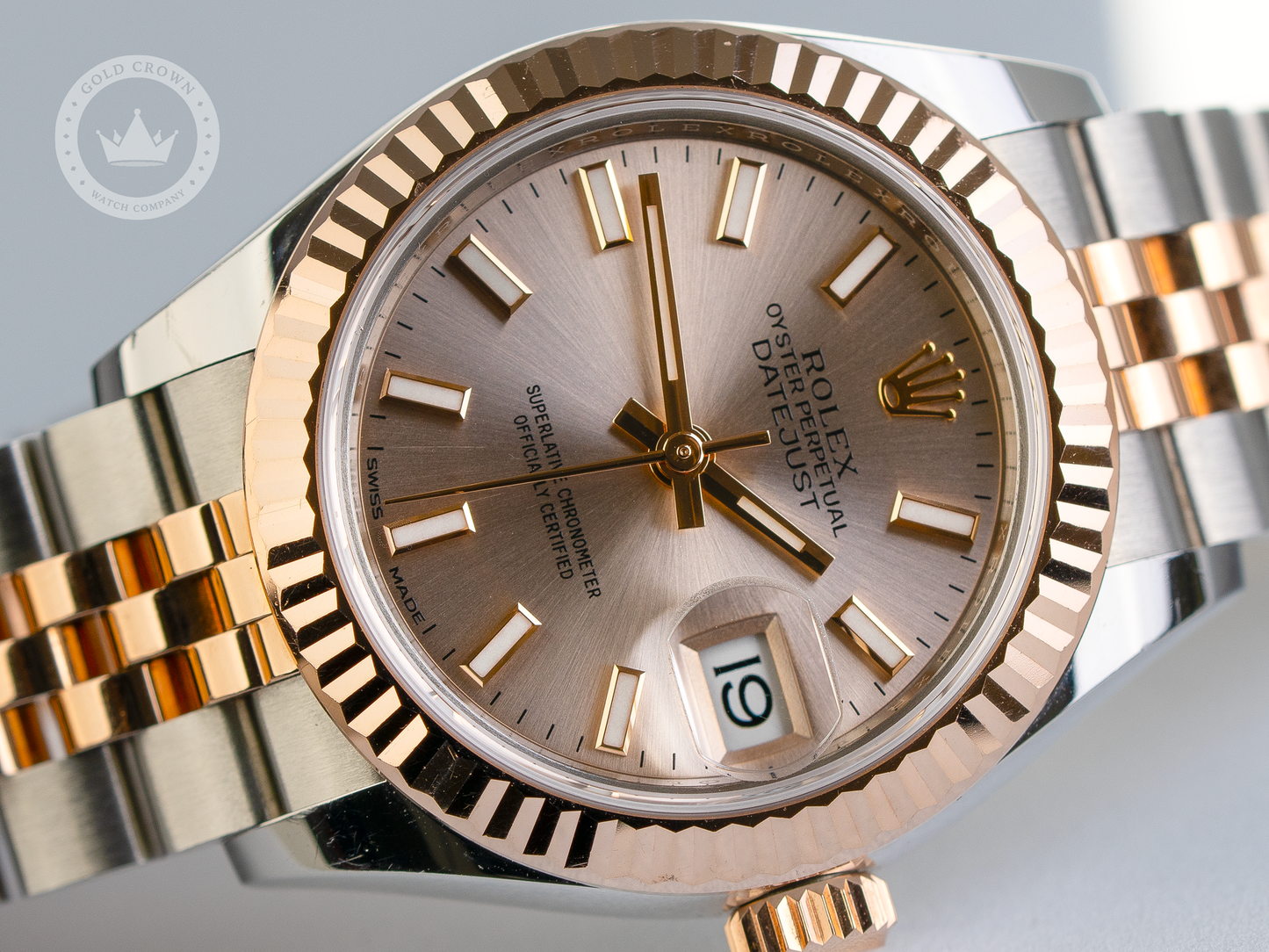 Rolex Datejust 279171 Watch and Paper