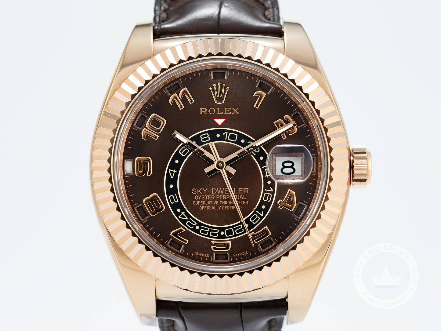 Rolex Sky-Dweller 326135 Watch, Box, and Paper