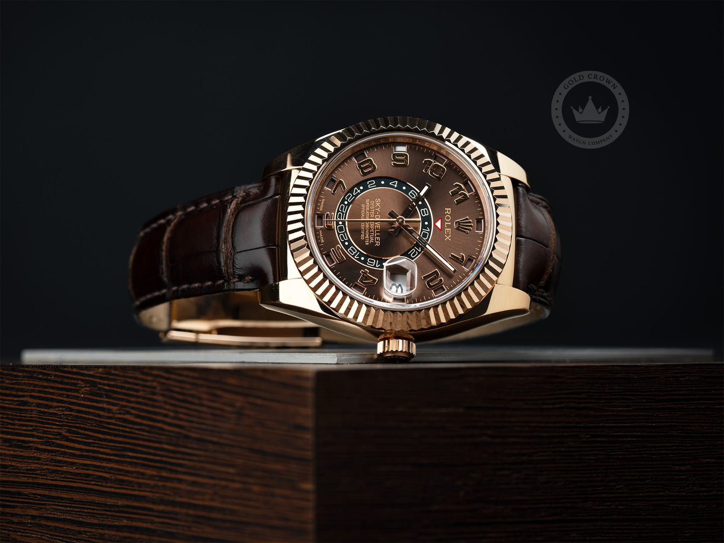 Rolex Sky-Dweller 326135 Watch, Box, and Paper