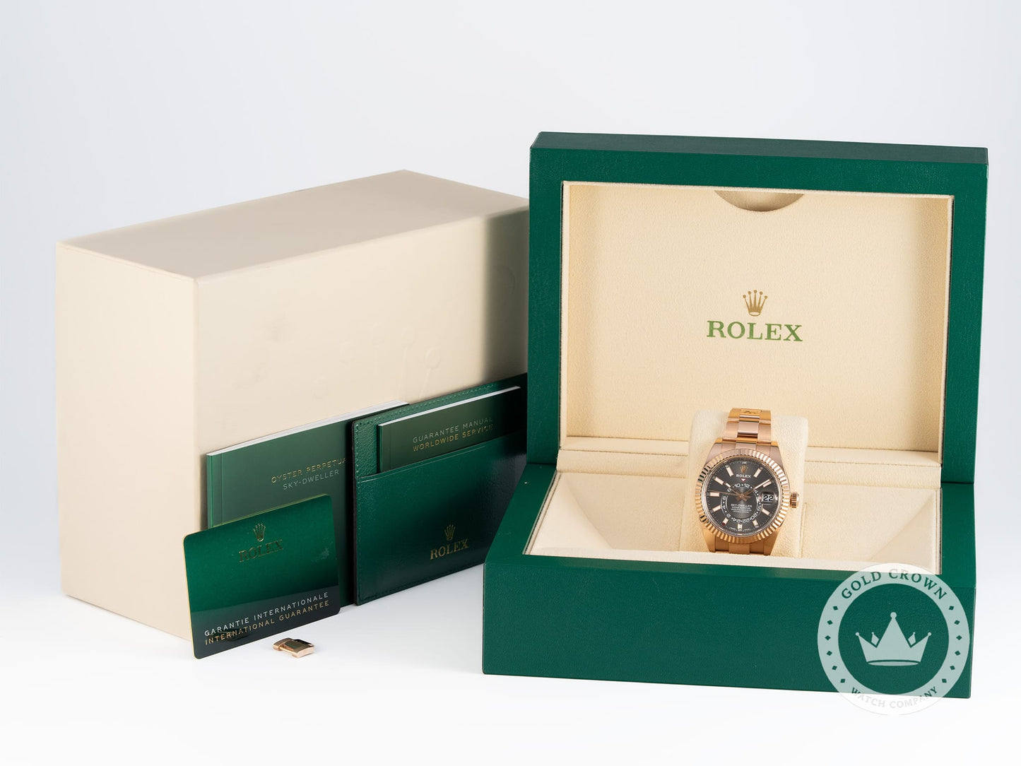 Rolex Sky-Dweller 326935 Watch, Box, and Paper