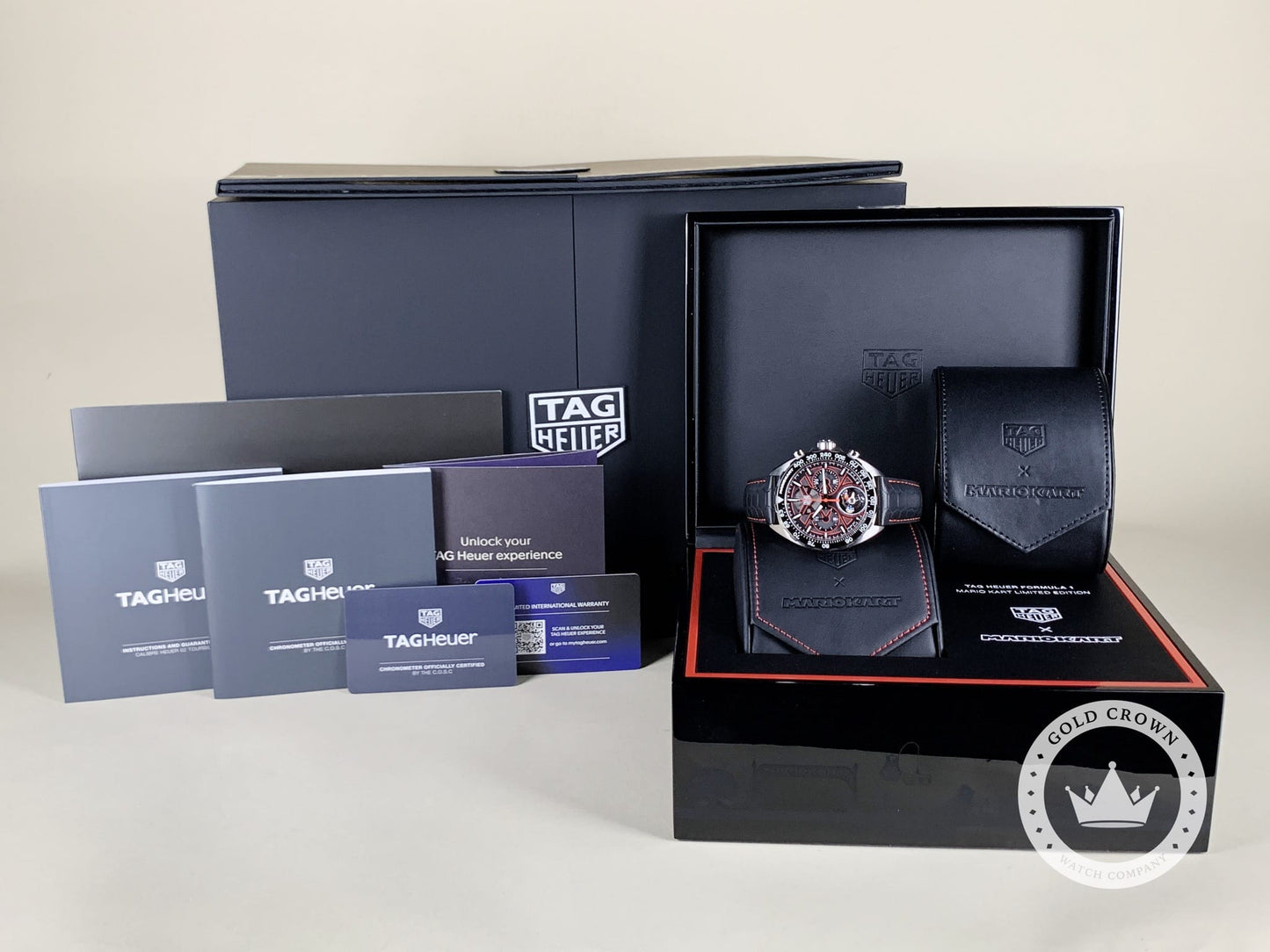 Tag Heuer Formula 1 Mario Kart Chronograph Tourbillon CAZ5080.FC6517 “Limited to 250” Full Set