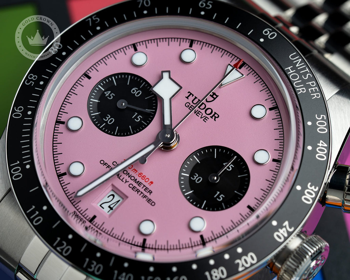 Brand New Tudor Black Bay Chrono M79360N-0019 “Pink” Full Set