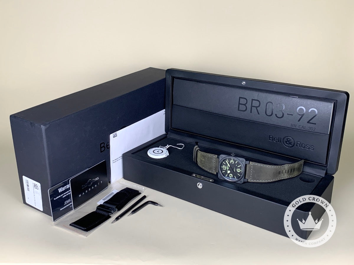 Bell & Ross BR03-92 Nightlum Full Set
