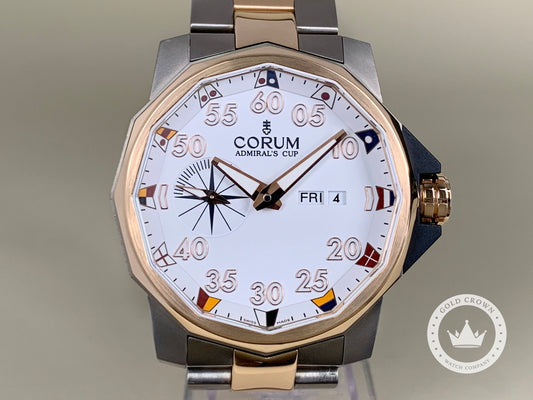 Corum Admiral's Cup Competition 48 947.931.05/V790 AA32 Watch, Box, and Manual
