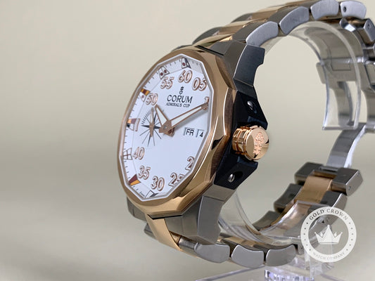 Corum Admiral's Cup Competition 48 947.931.05/V790 AA32 Watch, Box, and Manual