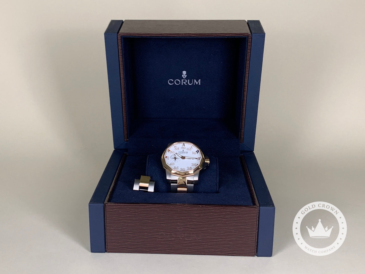 Corum Admiral's Cup Competition 48 947.931.05/V790 AA32 Watch, Box, and Manual
