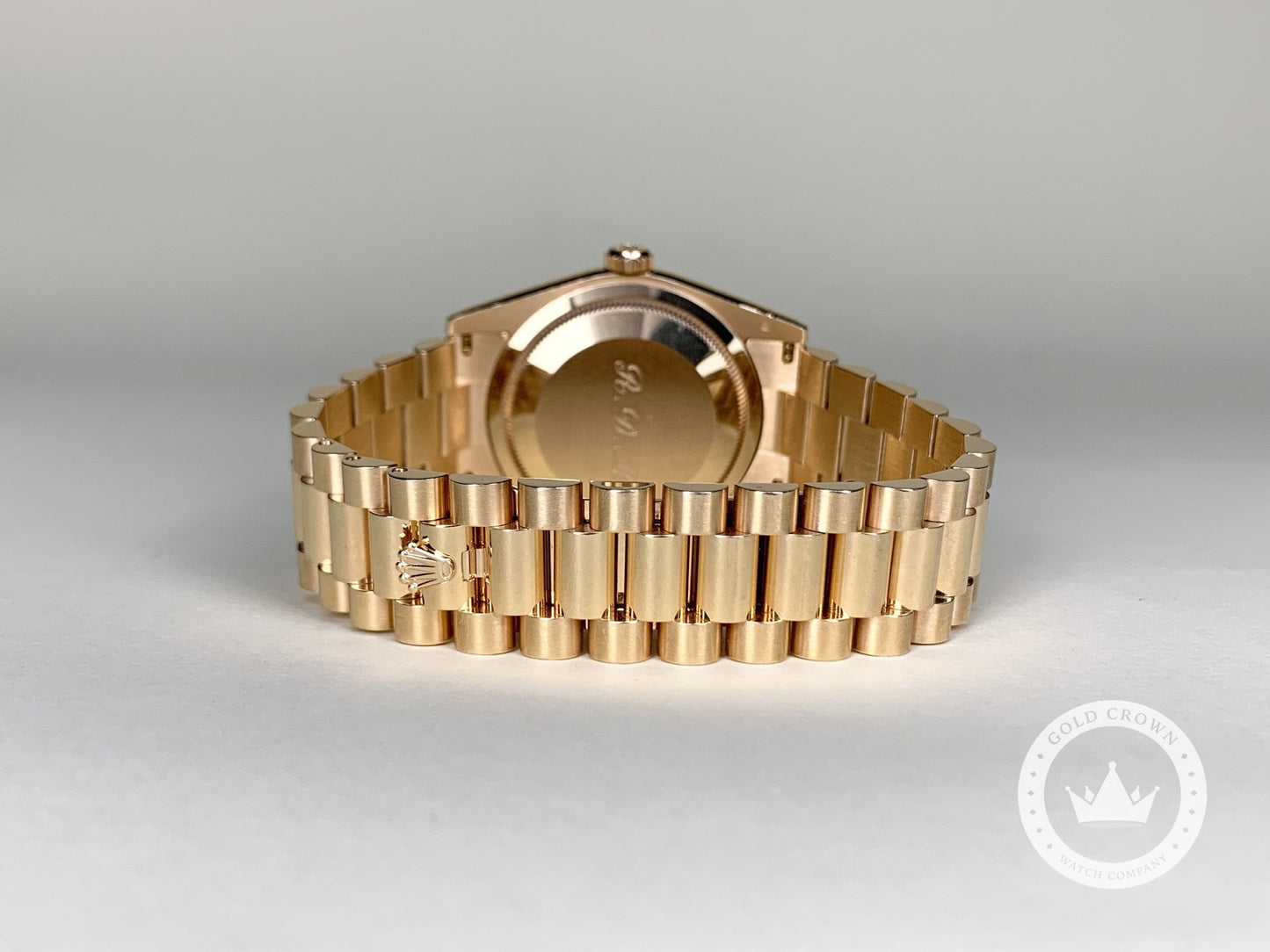 Rolex Rose Gold Day-Date Meteorite Diamond Dial 118235 Full Set