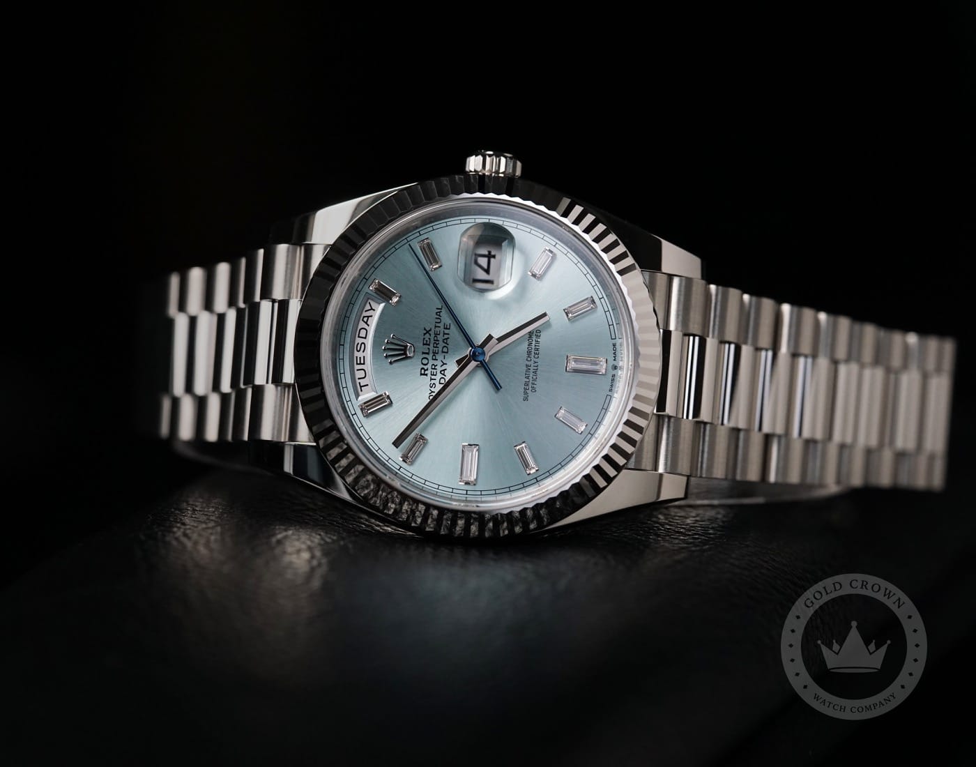 Brand New Rolex Day-Date 228236 “Baguette Diamond Dial” Full Set