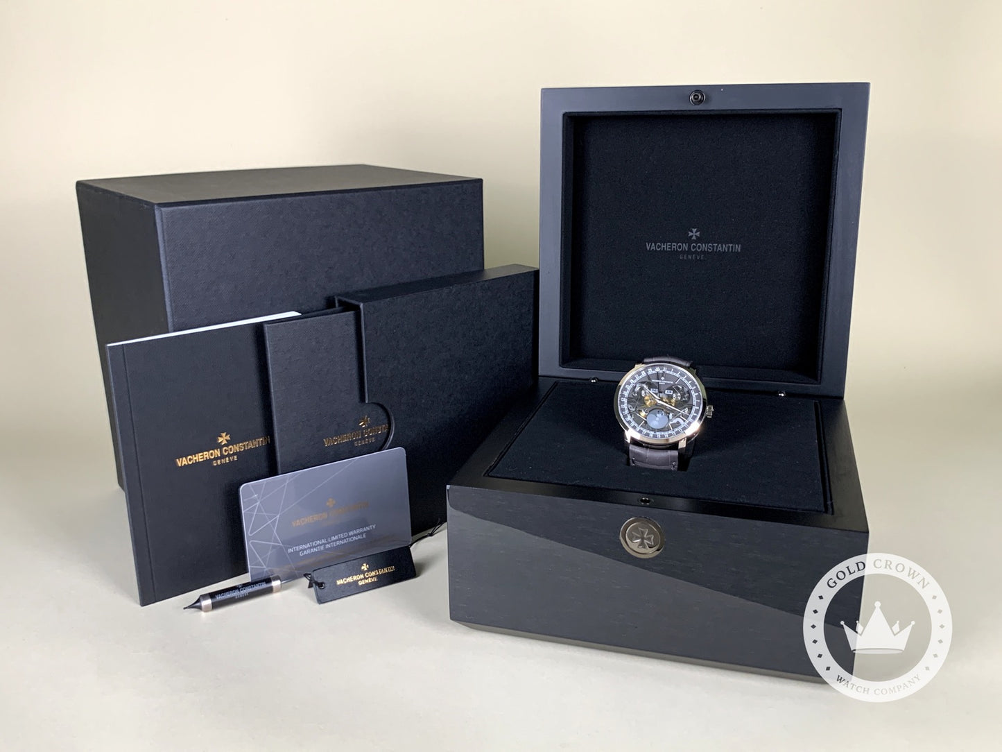 Vacheron Constantin Traditionelle Complete Calendar Openface 4020T/000G-B655 Full Set