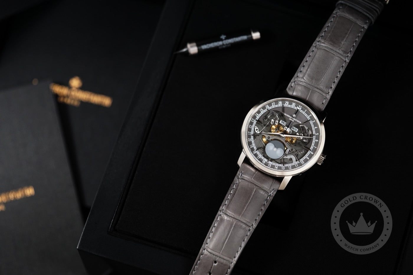 Vacheron Constantin Traditionelle Complete Calendar Openface 4020T/000G-B655 Full Set