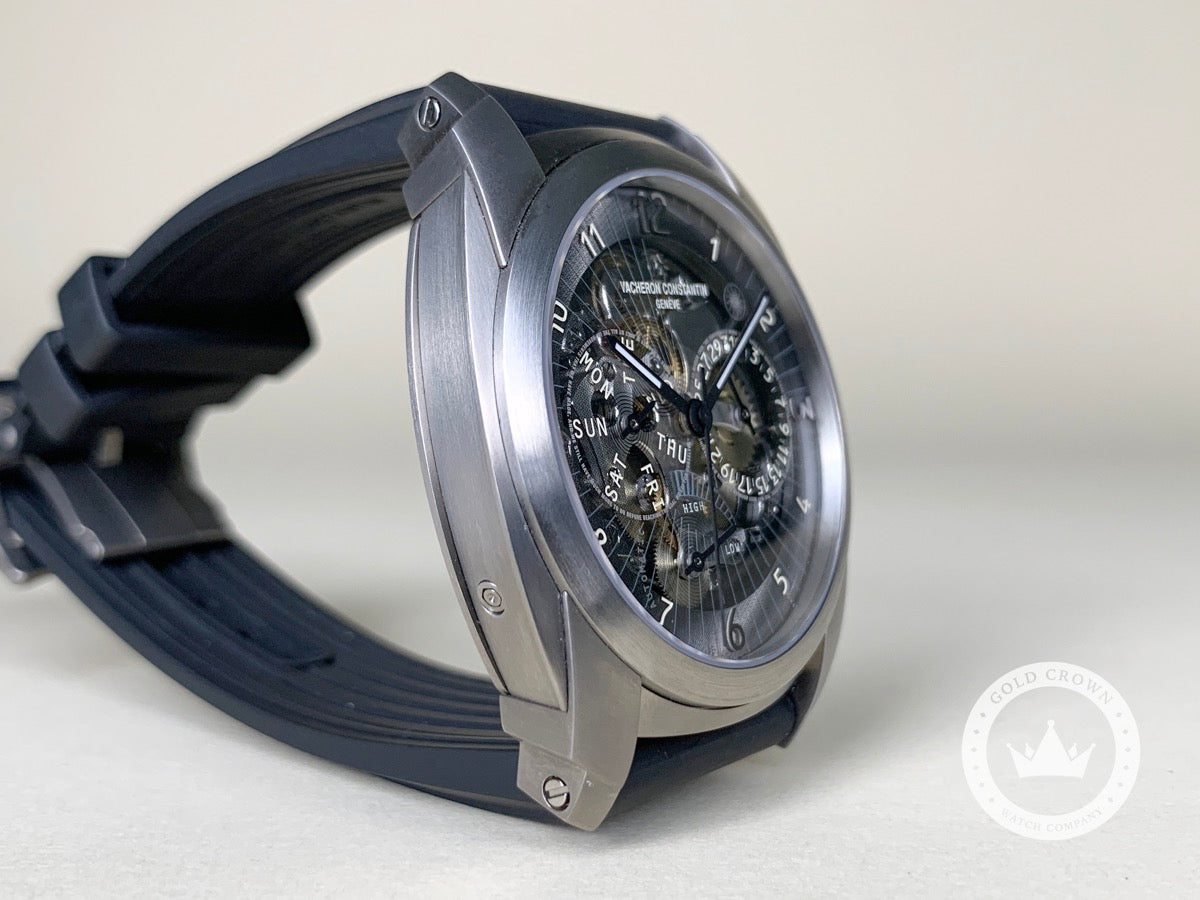 Vacheron Constantin Quai De L'lle Day Titanium Skeleton Dial 85050/000T-9341 Full Set