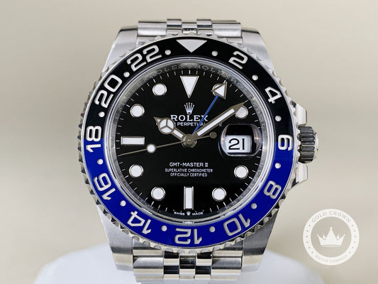 Rolex GMT-Master II  126710BLNR “Batgirl” Watch and Paper