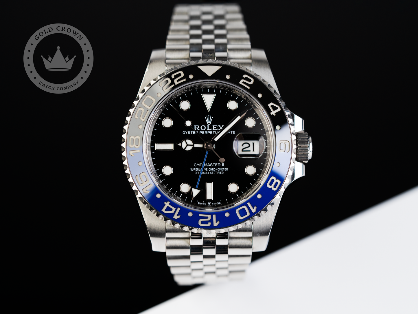 Rolex GMT-Master II  126710BLNR “Batgirl” Watch and Paper