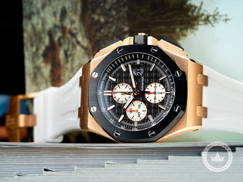 Audemars Piguet Royal Oak Offshore Chronograph 26401RO.OO.A002CA.02.A Watch and Paper