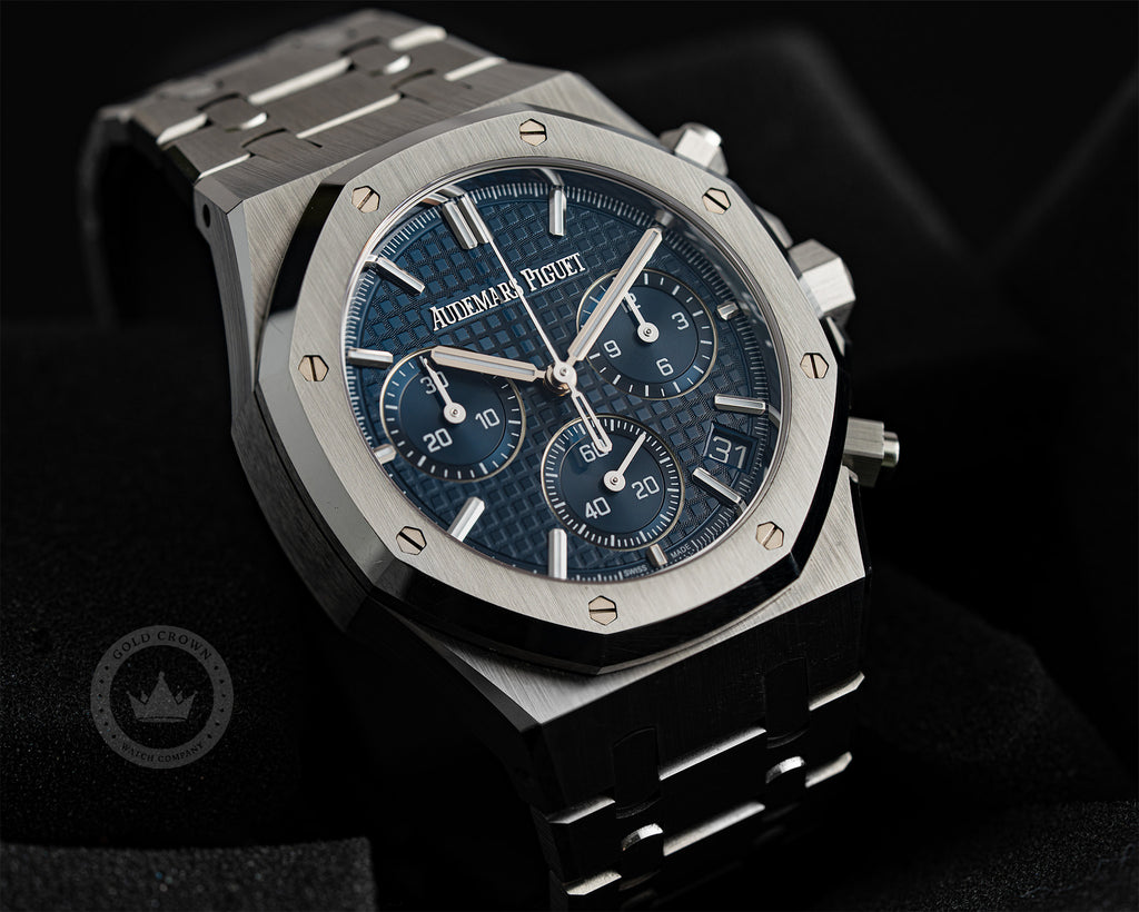 Audemars Piguet Royal Oak Chronograph 26240ST.OO.1320ST.05 Watch, Box, and Paper