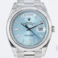 Unworn Rolex Day-Date 228236 “Baguette Diamond Dial” Full Set