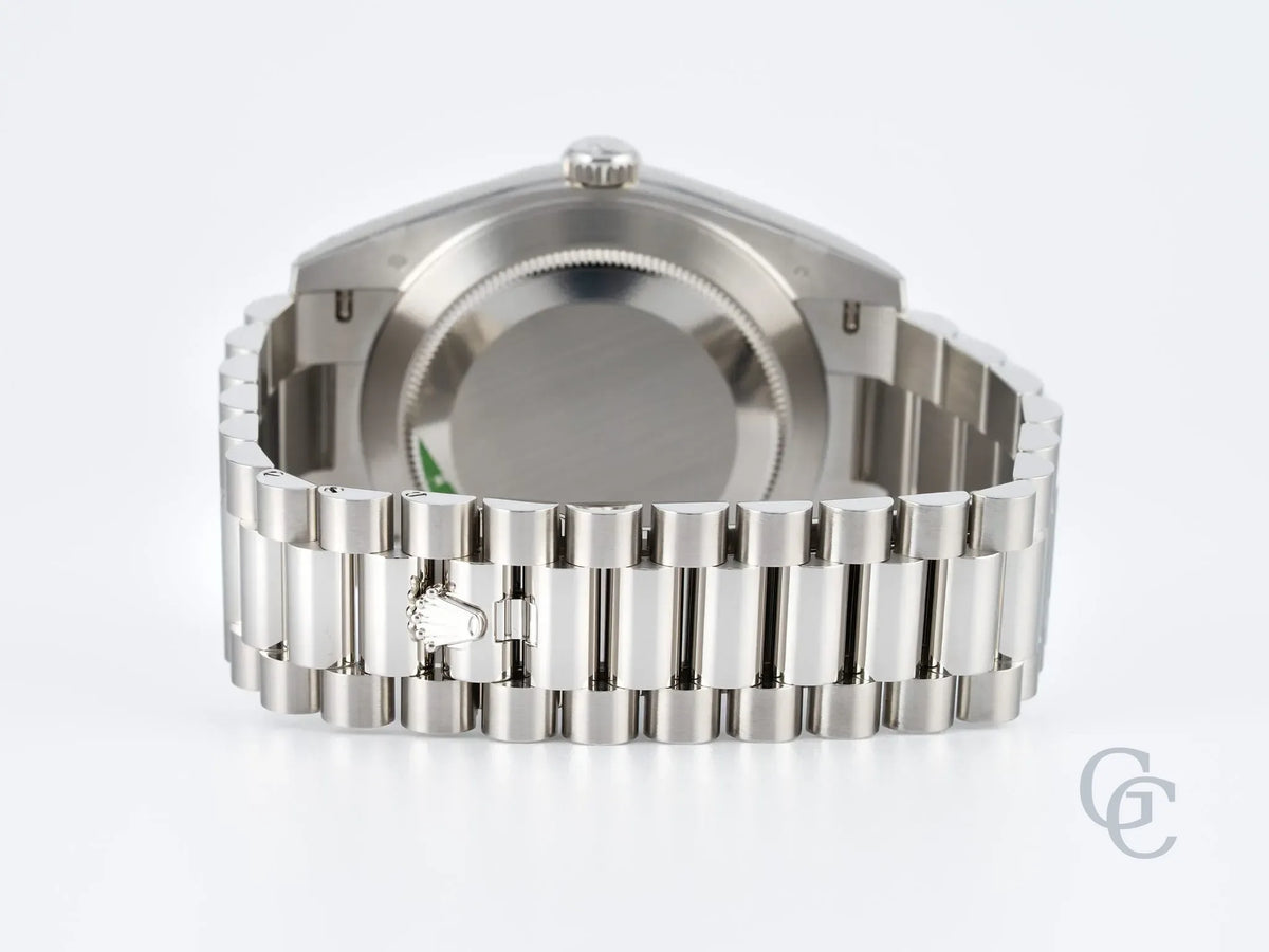 Unworn Rolex Day-Date 228236 “Baguette Diamond Dial” Full Set