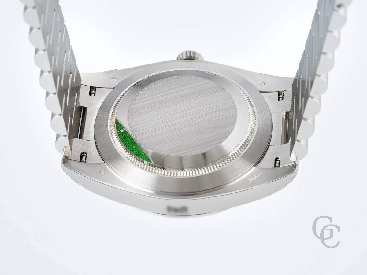 Unworn Rolex Day-Date 228236 “Baguette Diamond Dial” Full Set